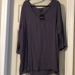 NWT Smokey Blue Top
